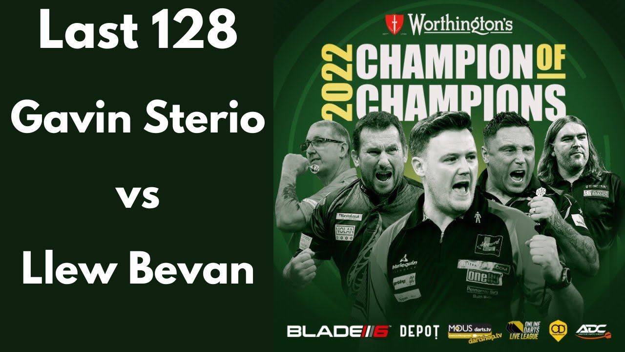 Gavin Sterio vs Llew Bevan: Red Dragon Champion of Champions Darts 2022, Last128