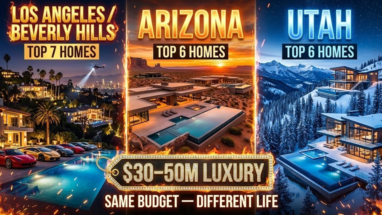 $30M–$50M Homes That Redefine Luxury Across America