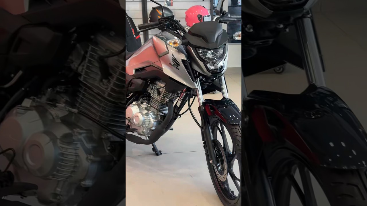 NOVA FAN 160 2026 PRATA 🩶🔥#fan160 #moto #honda #youtubeshorts #2026 #shorts #viral #lan&ccedil;amento