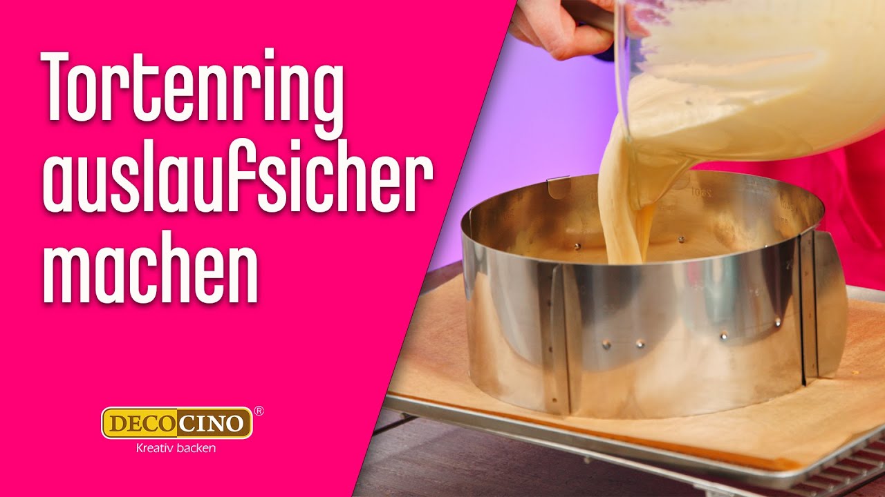 Hack / Tortenring auslaufsicher machen / so klappt es!