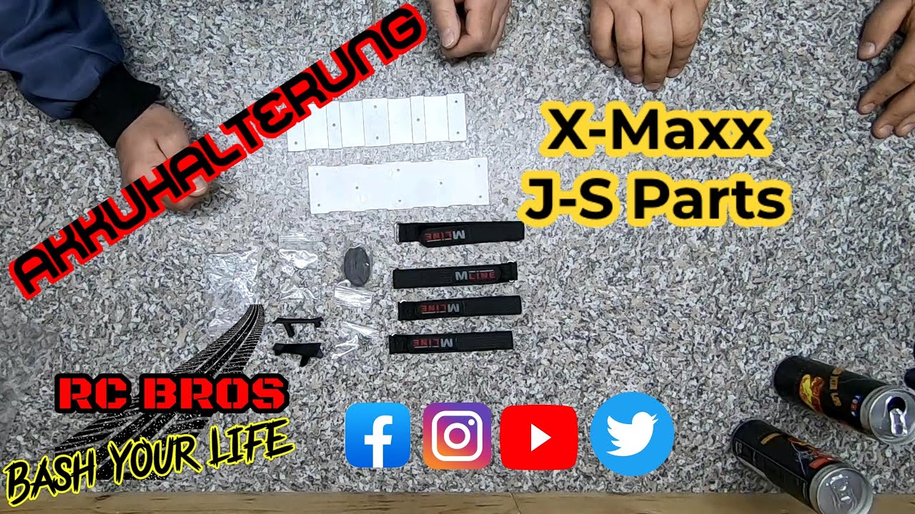 Akkuhalter Xmaxx von J S Parts