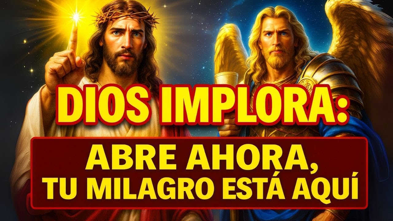 Dios te llama con amor, abre ahora, tu milagro está cerca!