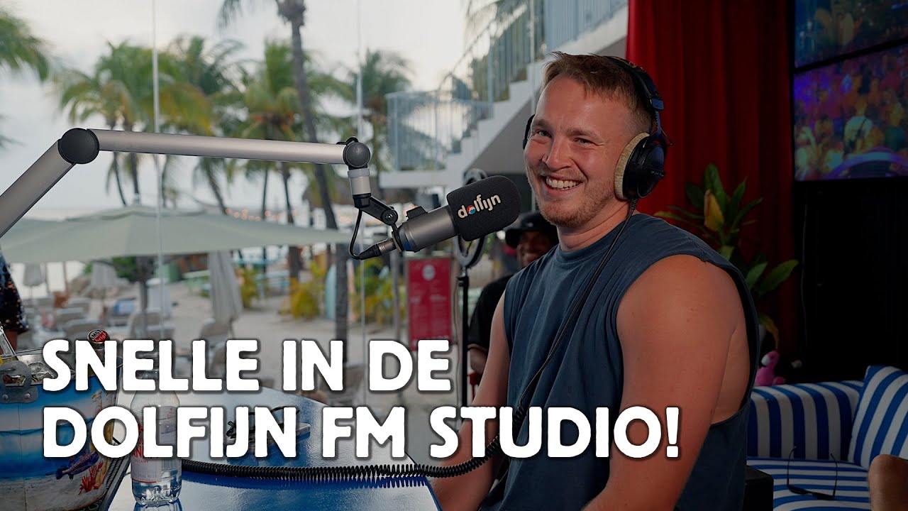 'JULLIE HEBBEN EEN PRIMEUR!' Snelle in de Dolfijn FM studio!