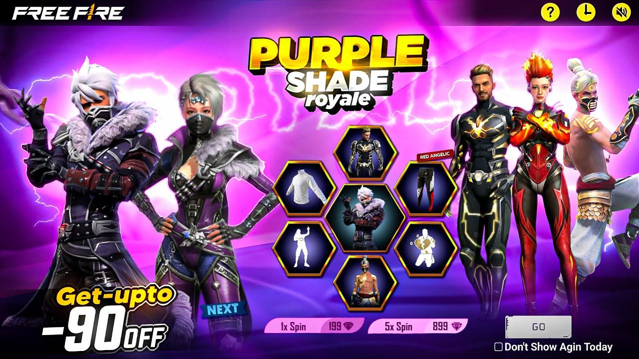 Purple Shade Bundle Return ফাইনালি আসছে😍 | Ff New Event Bd Server | Free Fire New Event