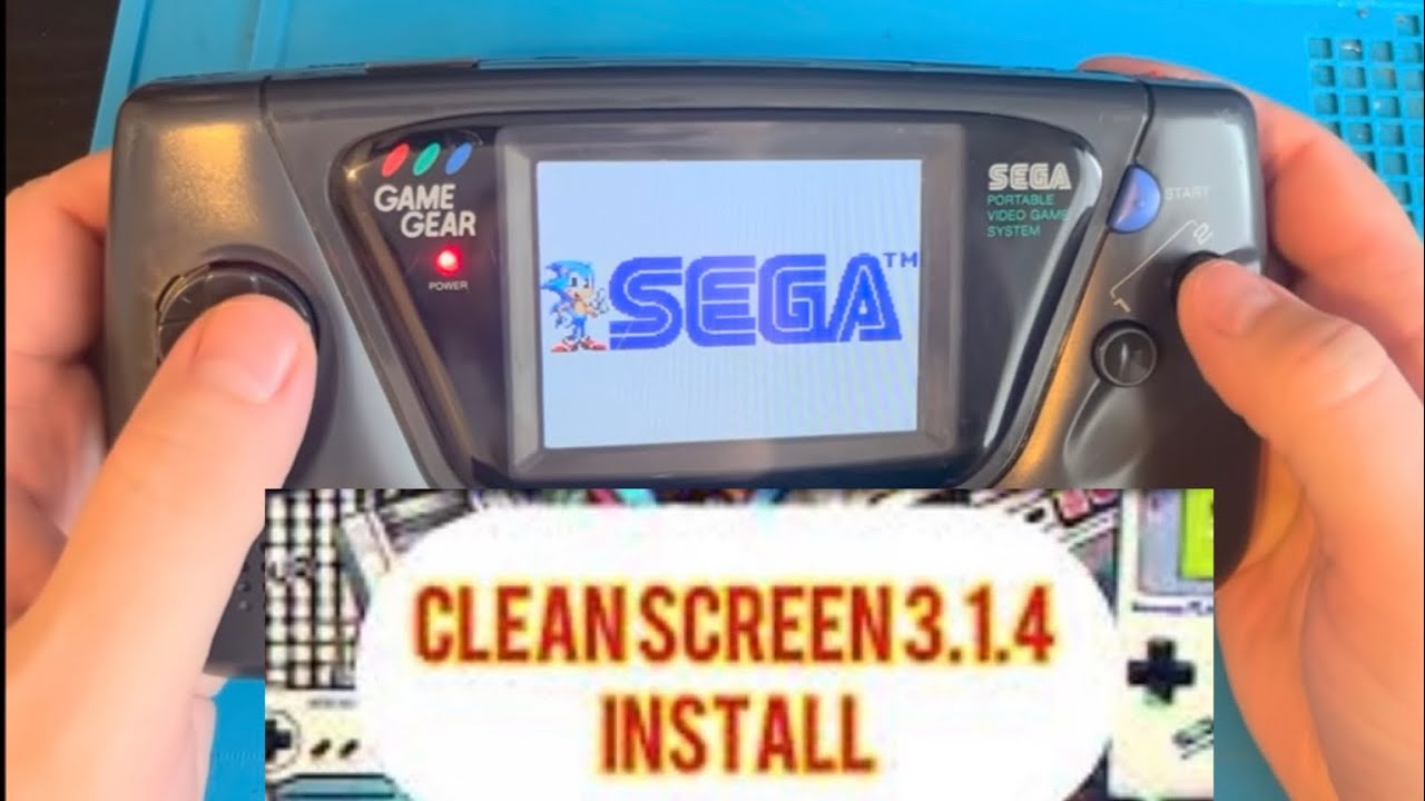 SEGA Game Gear Revived! Retro Six Clean Screen Install V3.1.4