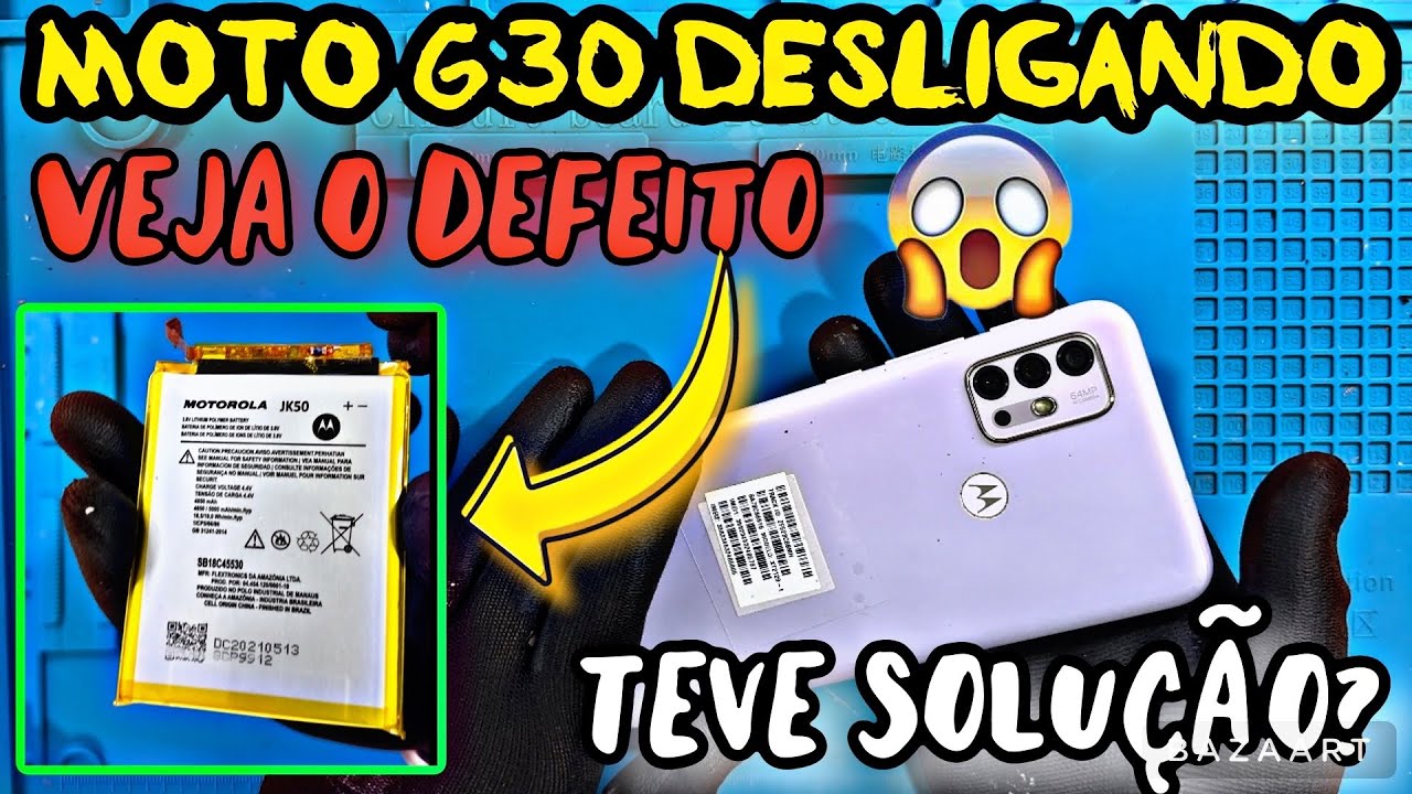 Motorola Moto G30 Desligando do nada  | Como Reparar passo a passo | Motorola G30 desligando