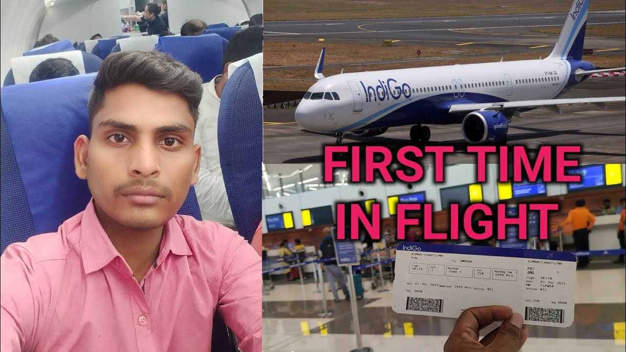 First time in flight|Indigo Flight ✈️|How to Travel in first flight |Flight travel first time 