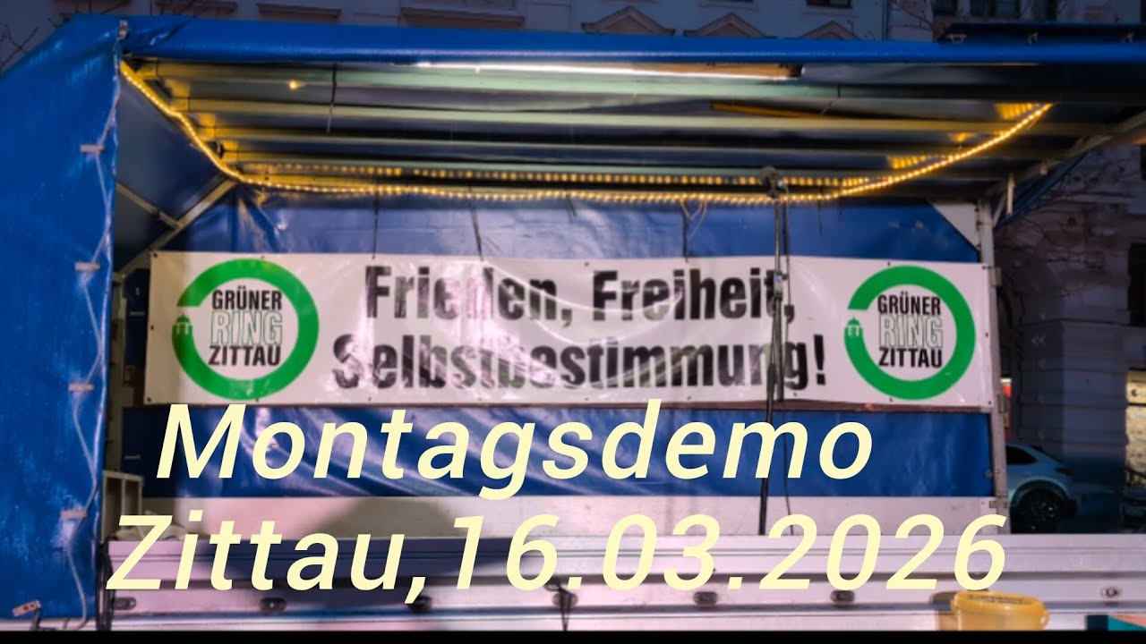 299. Montagsdemo, Zittau 16.03 2026