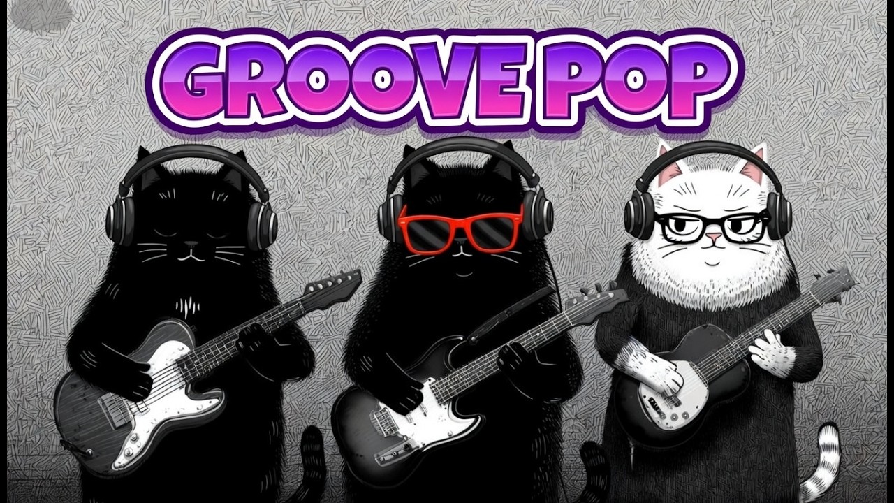 🎸 Cat Band Grooves | 40 Min Loop for Work & Chill