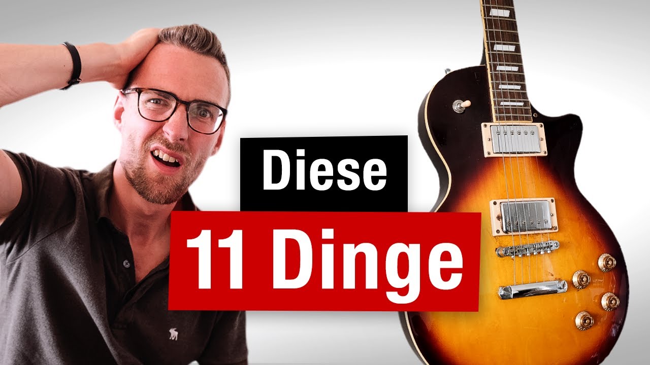E-Gitarre lernen für Anfänger - Dieses Equipment brauchst du wirklich