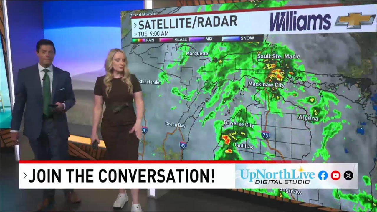 Showers and thunderstorms at times today: Tuesday, June 9 forecast