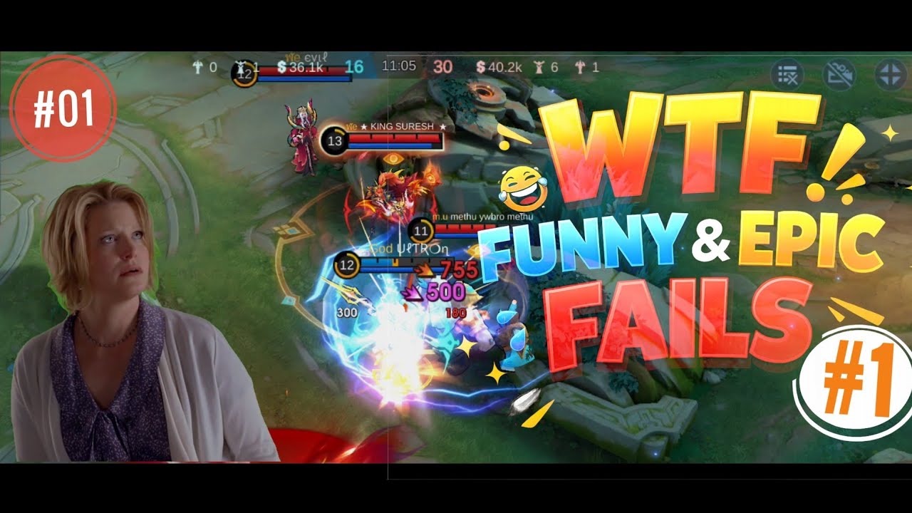 MLBB Funny & Epic Fails 😂 WTF Moments Compilation #01 | Season 40 #mobilelegends 
