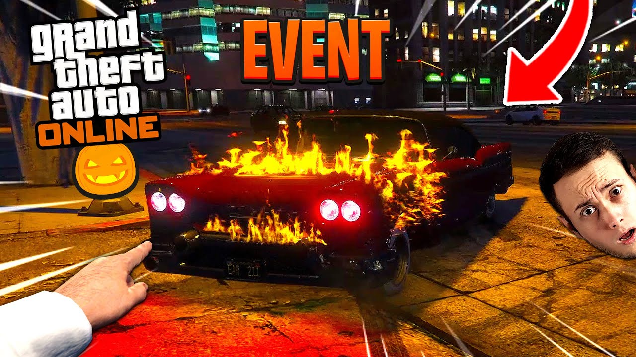 EVENT masina FANTOMA cu FOC in GTA!