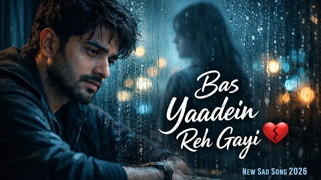 Bas Yaadein Reh Gayi 💔 | New Sad Hindi Song 2026 | Heart Touching Breakup Song