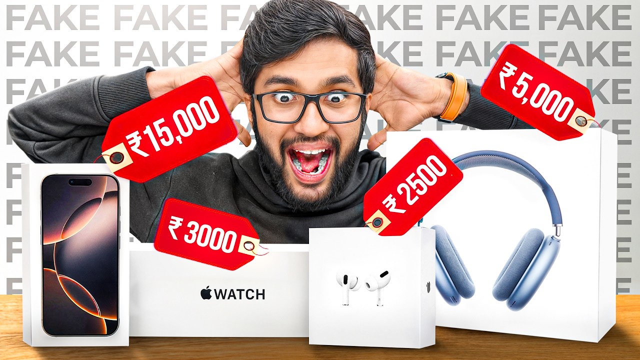 FAKE APPLE PRODUCTS FROM CHOR BAZAAR ! (WILL THEY WORK?)