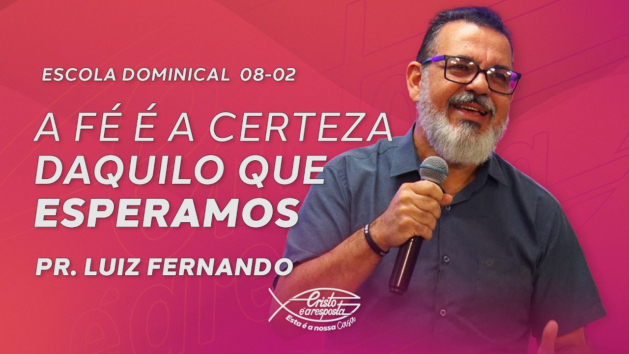 A FÉ ABRE OS CÉUS | Pr. Luiz Fernando (08/02 - 08h30)