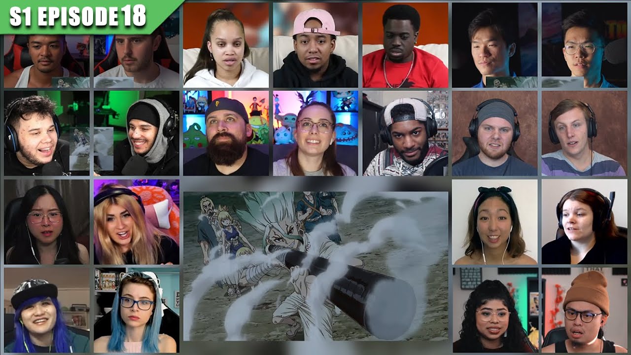 [Full Episode] Dr. Stone Season 1 Episode 18 Reaction Mashup | ドクターストーン
