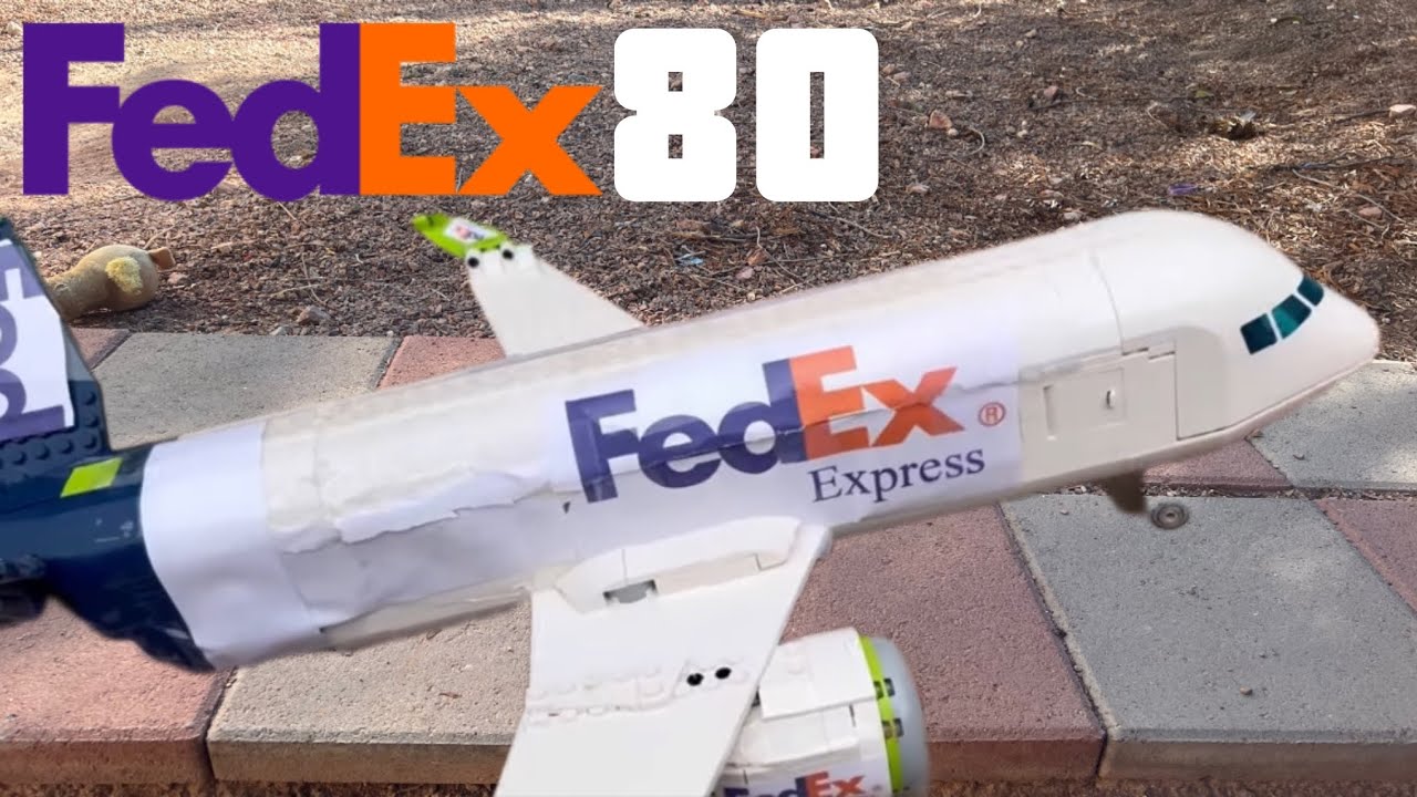 FedEx Express Flight 80 Recreated In LEGO!!! - Fan Voted Choice.