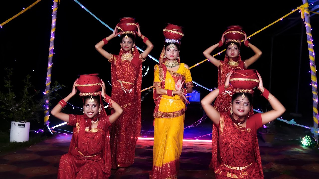 ✨JHIJHIYA | Dance cover/| JHIJHIYA folk dance of Mithila 🌜. Ghar Ghar k Lokgeet