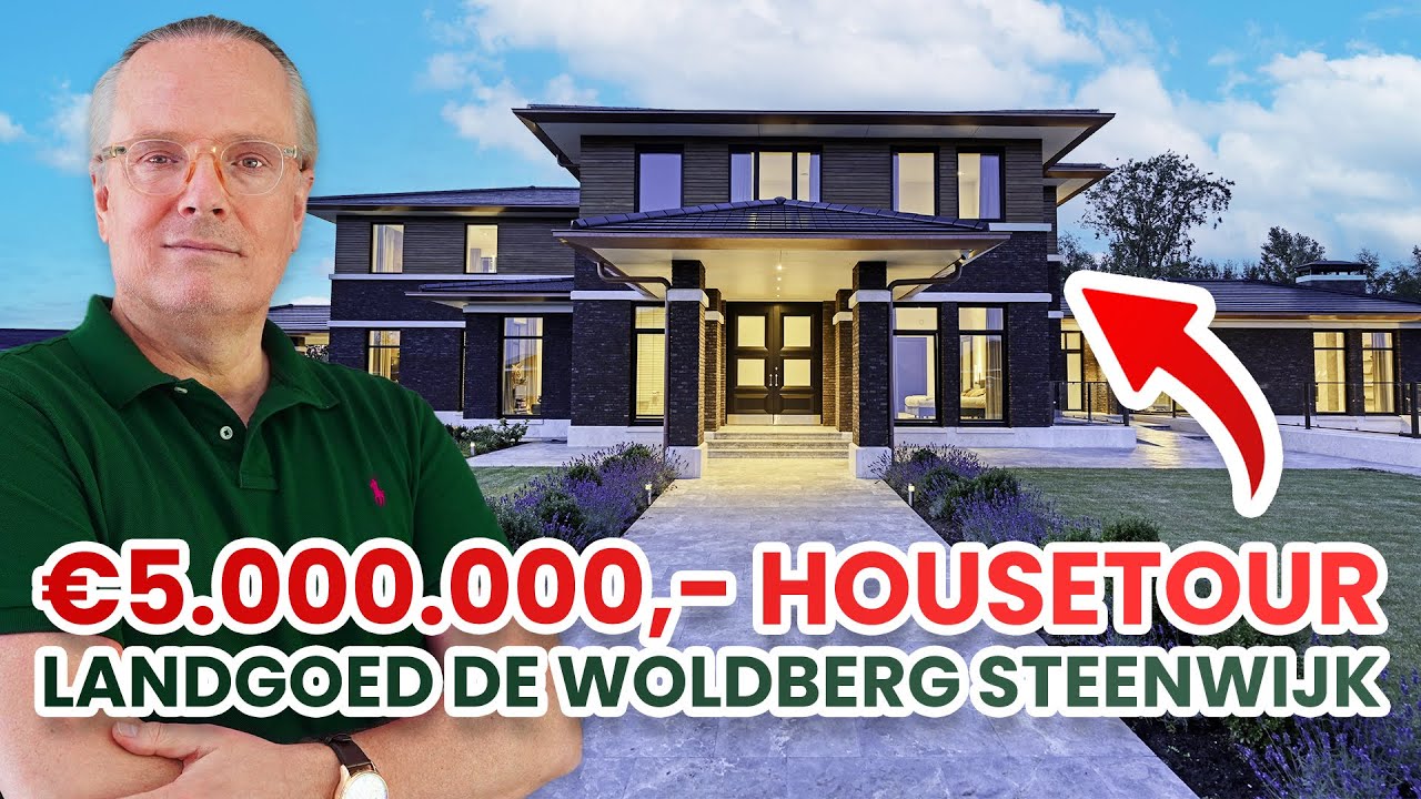 HOUSETOUR VAN €5.000.000,- LANDGOED DE WOLDBERG STEENWIJK
