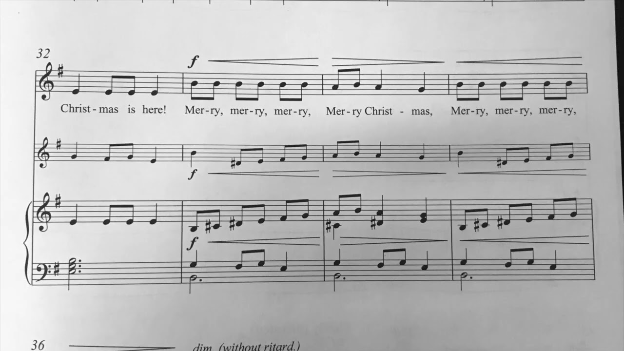 Carol of The Bells - Piano Accompaniment - Arranged by Steve Kupferschmid