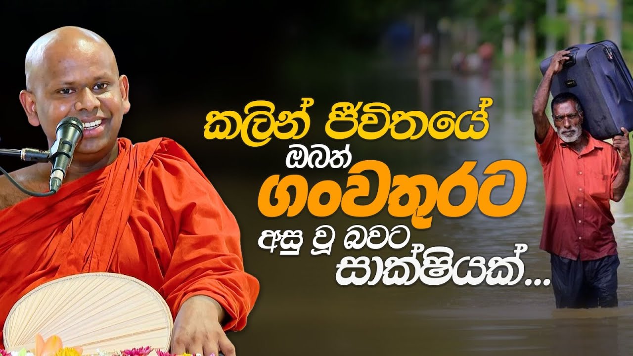 කලින් ජීවිතයේ ඔබත් ගංවතුරට අසු වූ බවට සාක්ෂියක්...