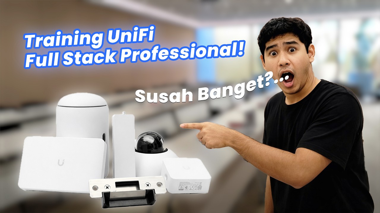 Ikut Training Ubiquiti UniFi Full Stack Professional! Susah Banget?