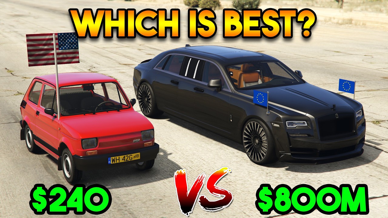 GTA 5 MODS : CHEAP VS EXPENSIVE PRESIDENT VEHICLE (WHICH IS BEST?)