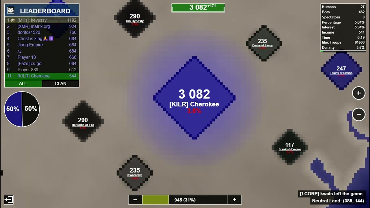 Can We Conquer The Caucasia Map? (2 Teams)  - Territorial.io #territorialio