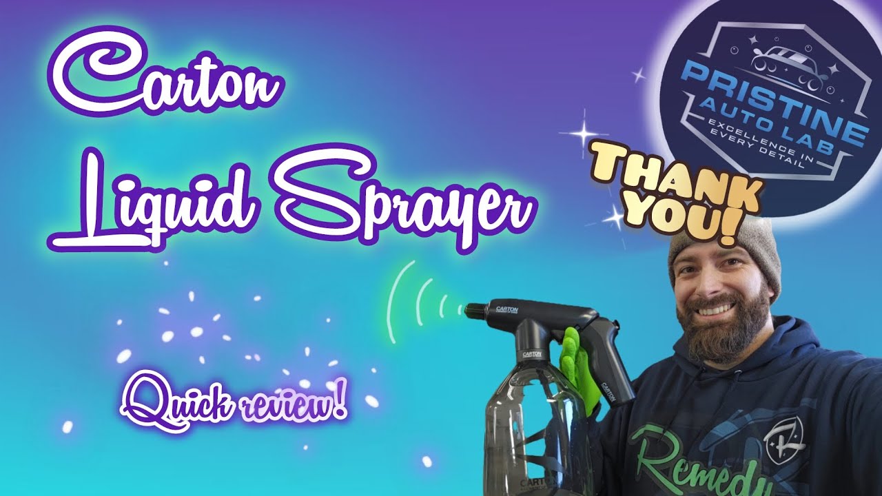 Carton Liquid Sprayer quick review. 