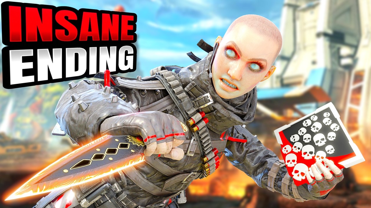 WRAITH: 25 убийств и 4800 урона &mdash; невероятная концовка (геймплей Apex Legends)