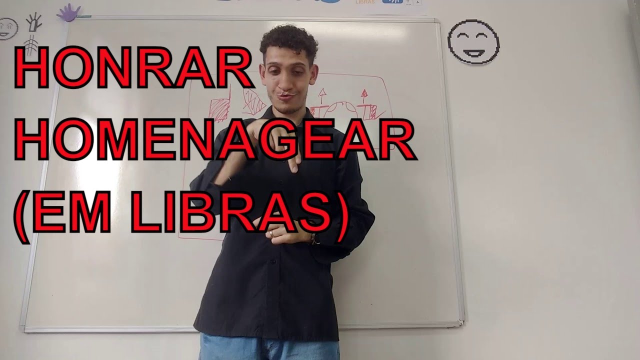 HOMENAGEAR | HONRAR | HOMENAGEM | HONRA - sinal em LIBRAS