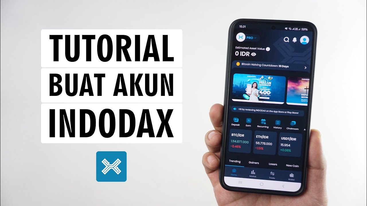 Cara Daftar Dan Verifikasi Akun Indodax Lewat HP