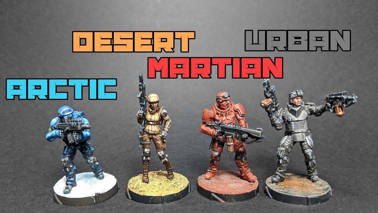 How to Paint: Arctic, Desert, Urban and Martian camouflage
