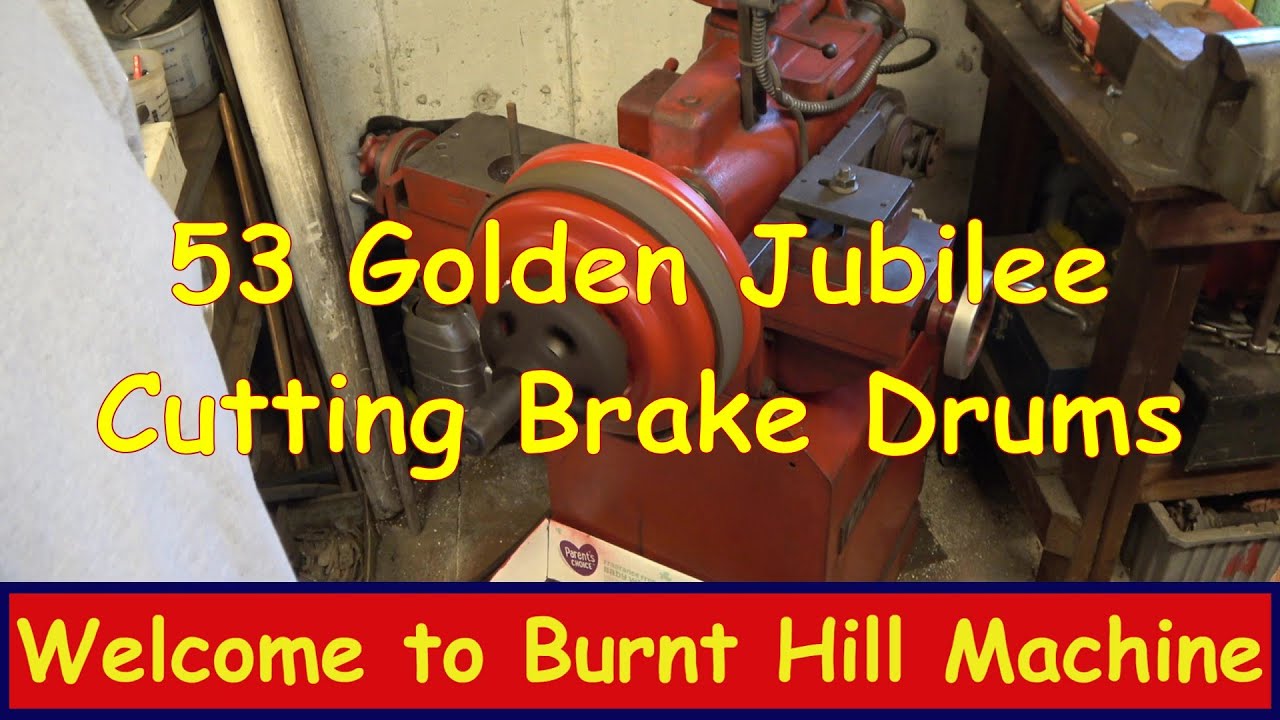Ford NAA Golden Jubilee Brake Drum Machining