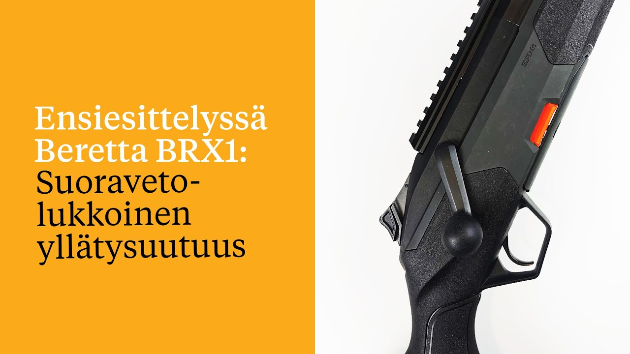 Ensiesittelyssä Beretta BRX1: Suoravetolukkoinen yllätysuutuus