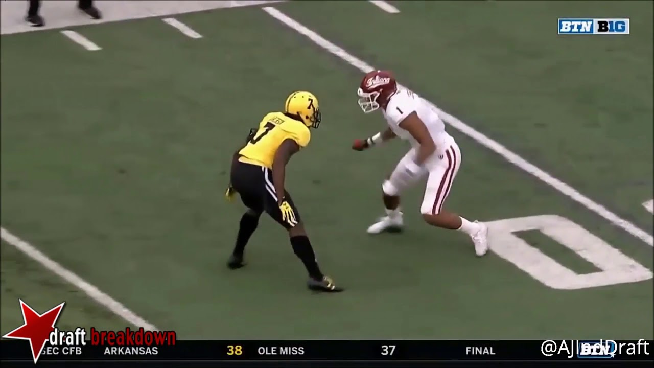 Simmie Cobbs Jr. (Indiana WR) vs Maryland - 2017