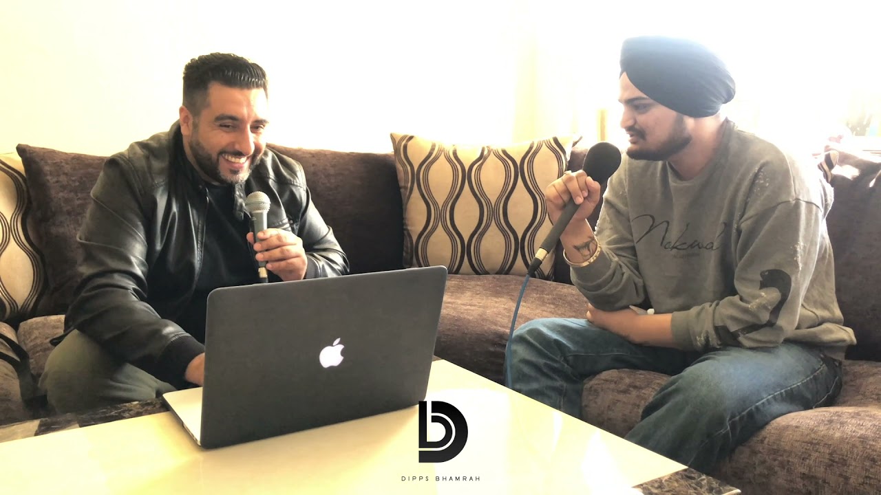Sidhu Moose Wala First UK Interview 2018 | Dipps Bhamrah | Behind The Scenes | The Bhangra Vault