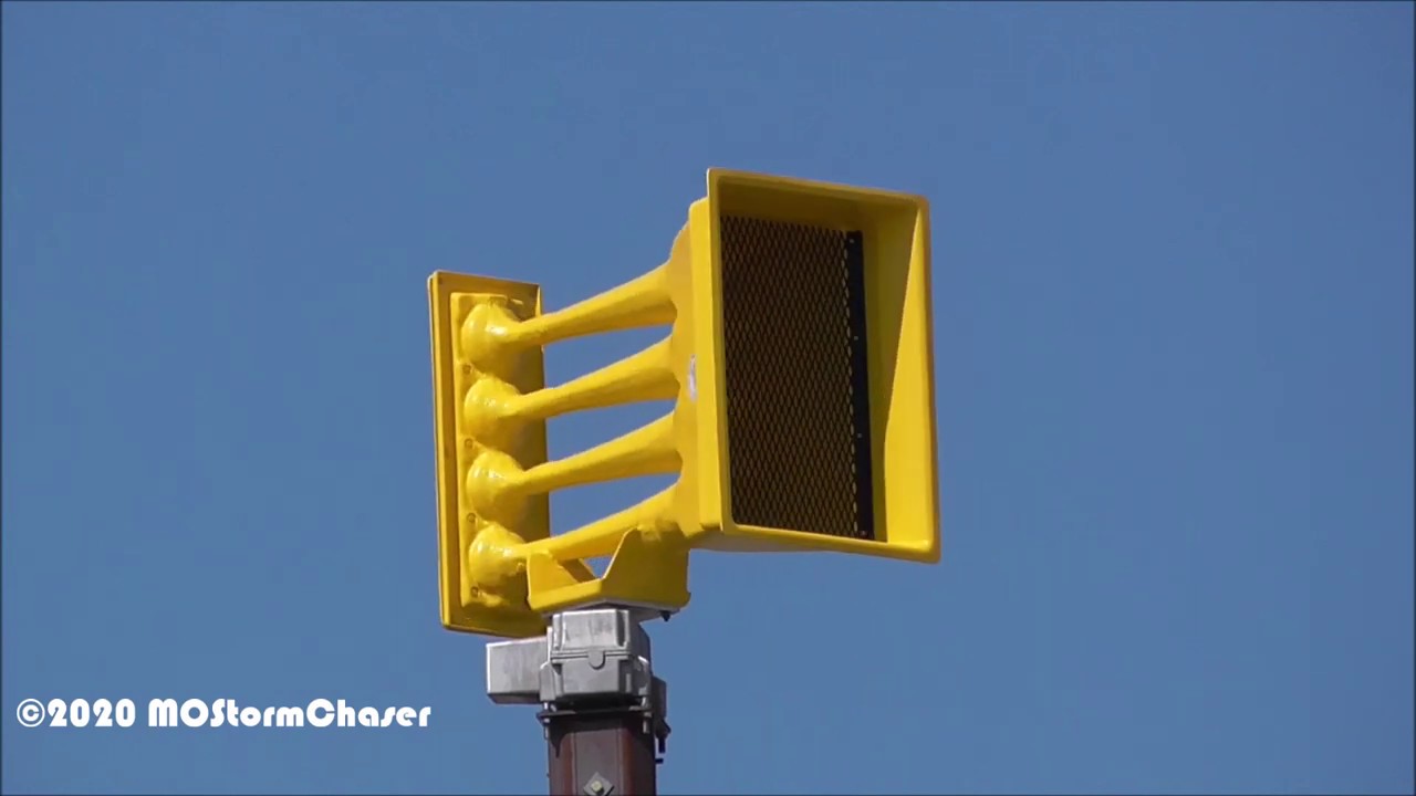 Whelen Vortex R-4 Storm Siren Test - Miller, MO - 7/8/20