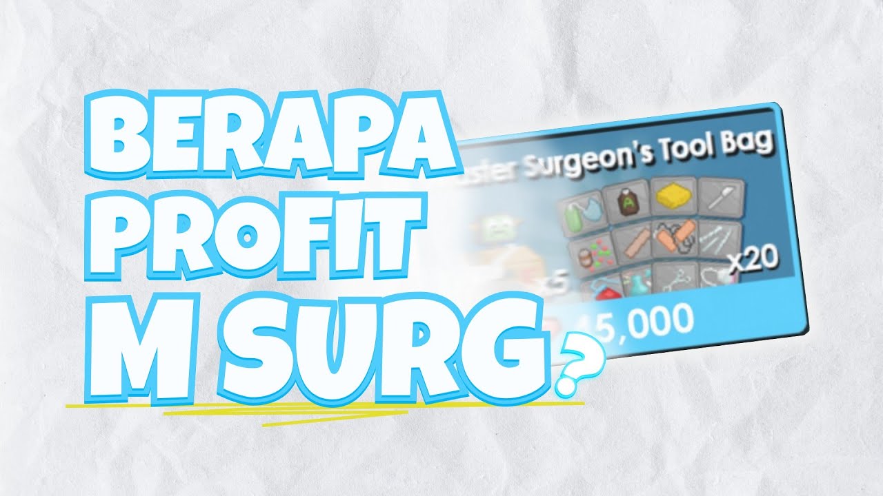 Berapa PROFIT dari Surgery Pack? - Growtopia
