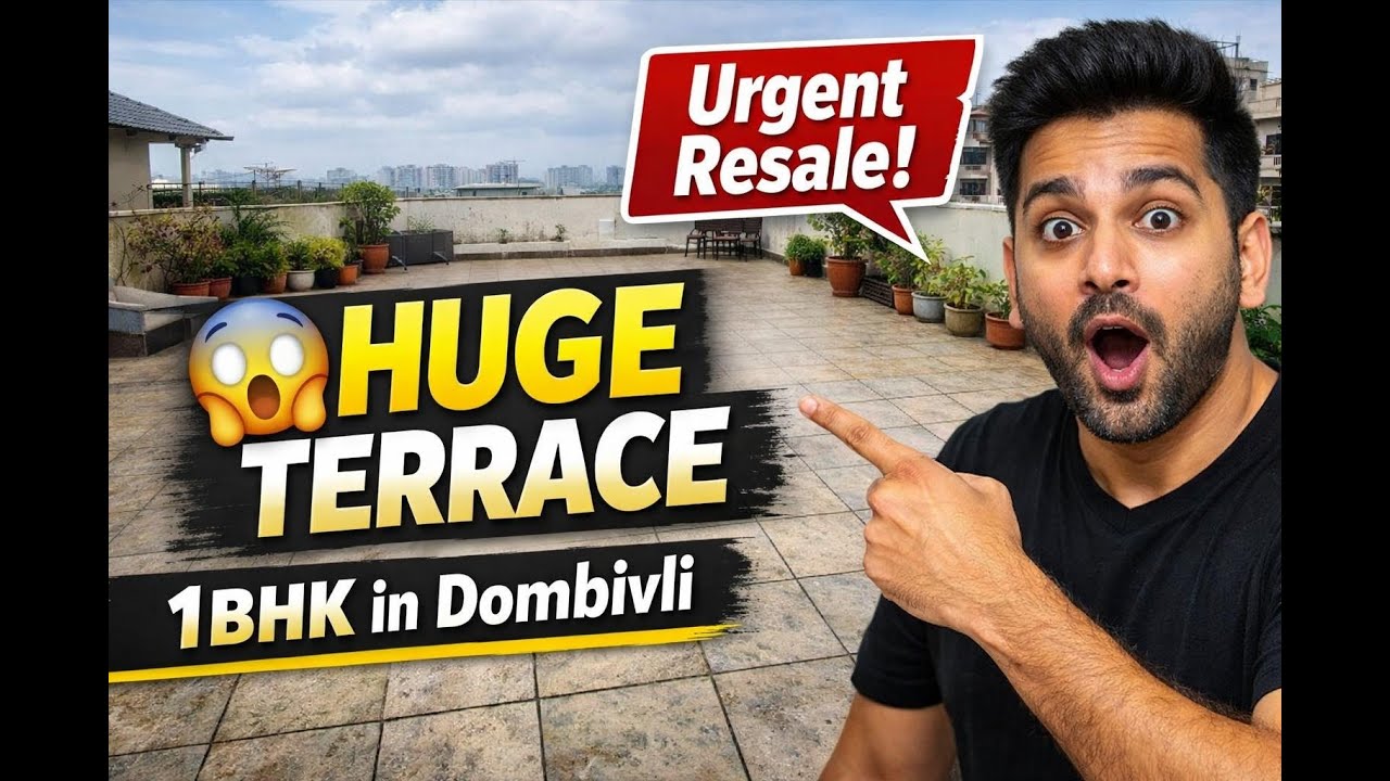 Dombivli में Huge Terrace वाला Flat Urgent Resale | 📲 8291779191 | 9136110702 Padma Realtors