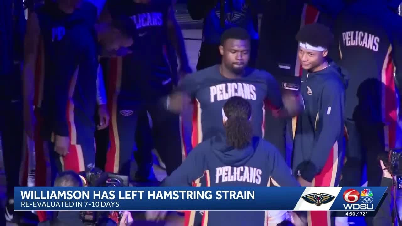 Zion Williamson out due to hamstring injury