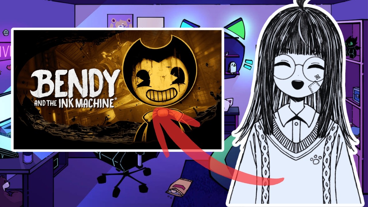 Conversando e continuando jogo | ''Bendy and the Ink Machine'' | Será que vou levar susto!!