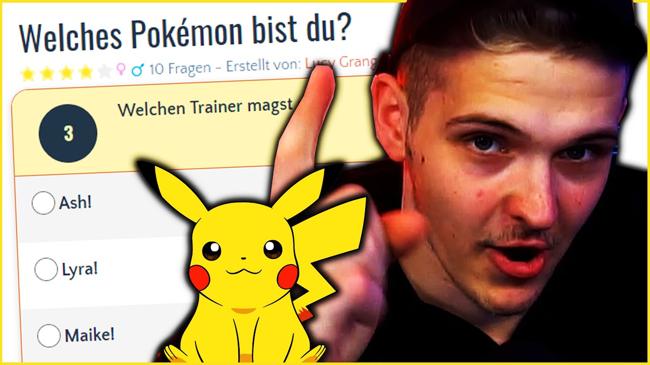 Welches Pokémon bist du? Huebi testet sich!