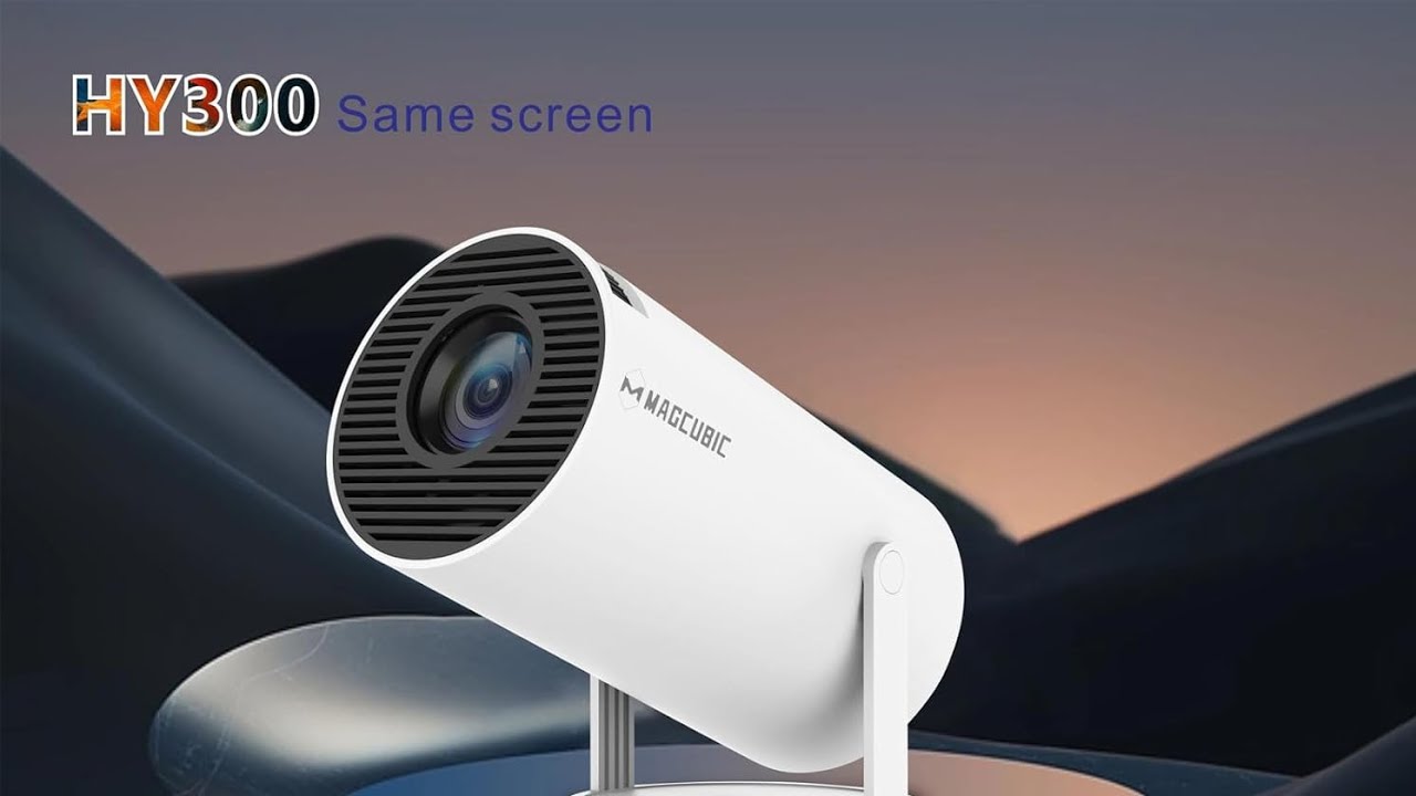 Проектор Magcubic Hy300 4K Android 11, два порта Wi-Fi 6 200 ANSI, Allwinner H713 BT5.0 1080P 1280*720P для дома