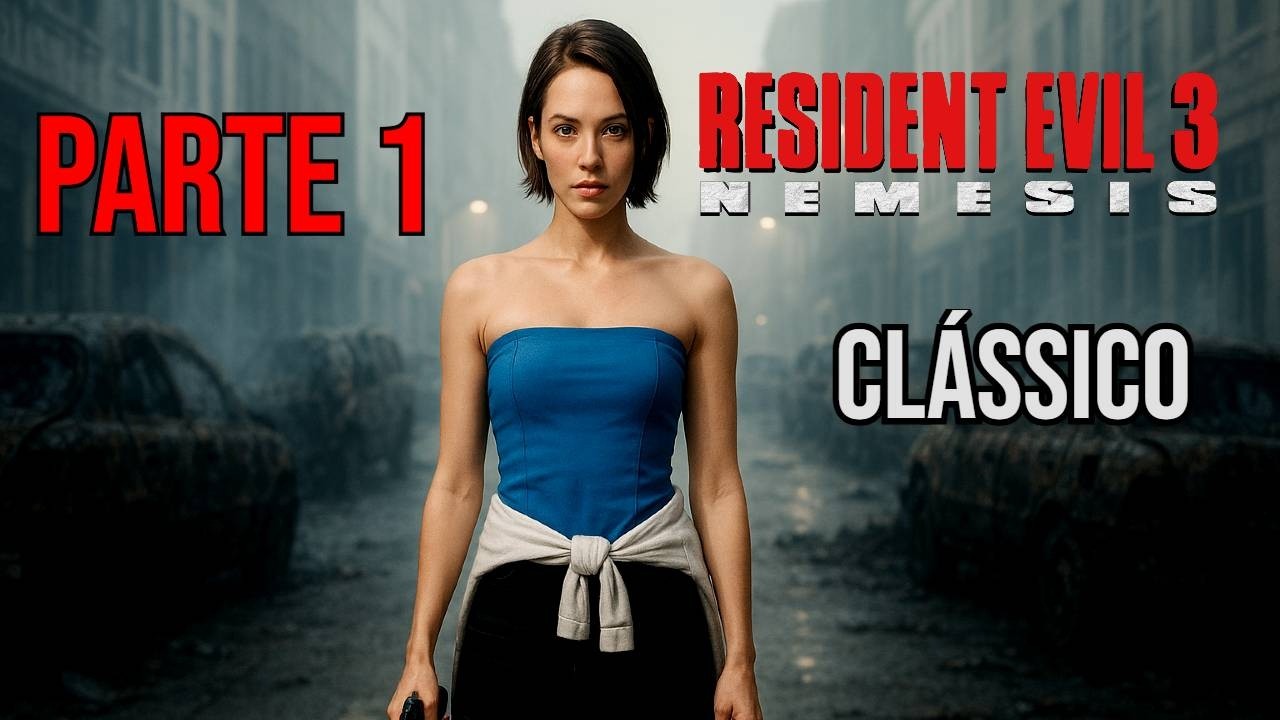 RESIDENT EVIL 3 CLÁSSICO-NEMESIS ESTÁ CAÇANDO A JILL