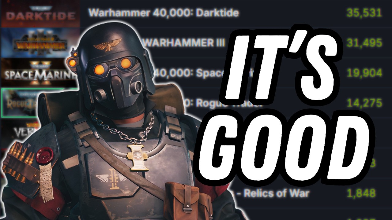 Darktide is THE Most Played Warhammer 40k Game! What Now?