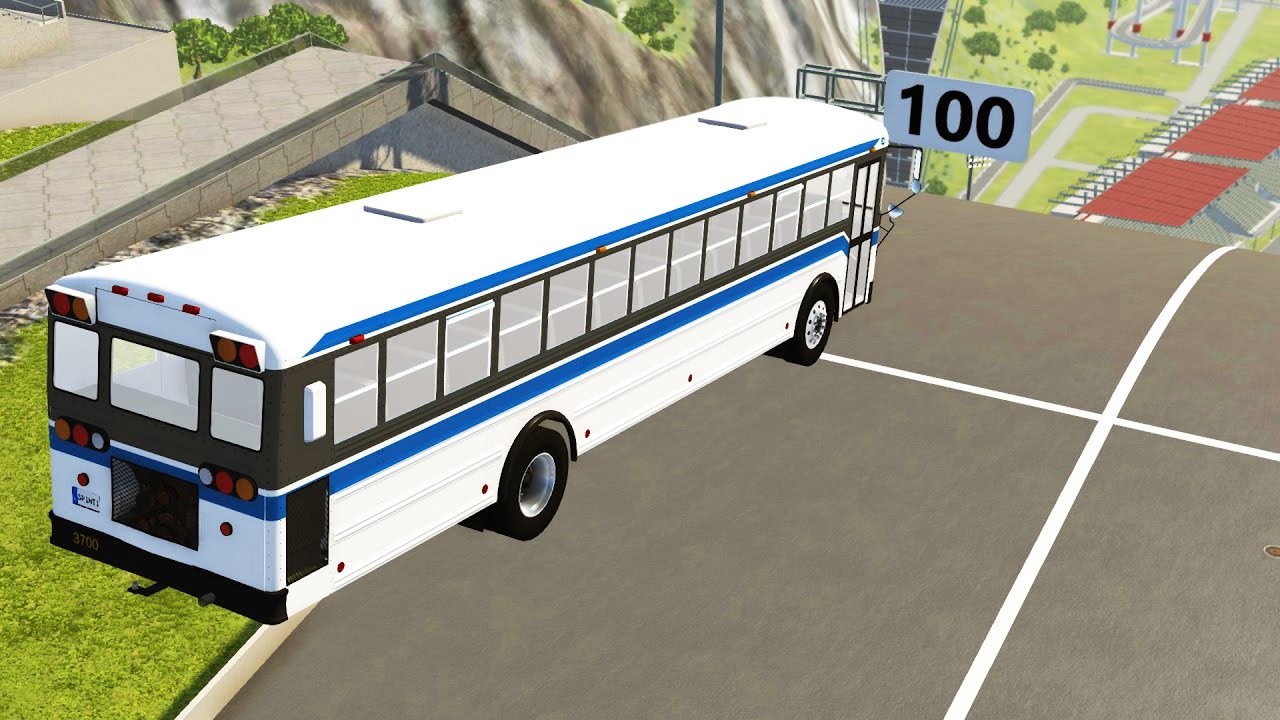Car Jump Arena Bus Jump - BeamNG.drive