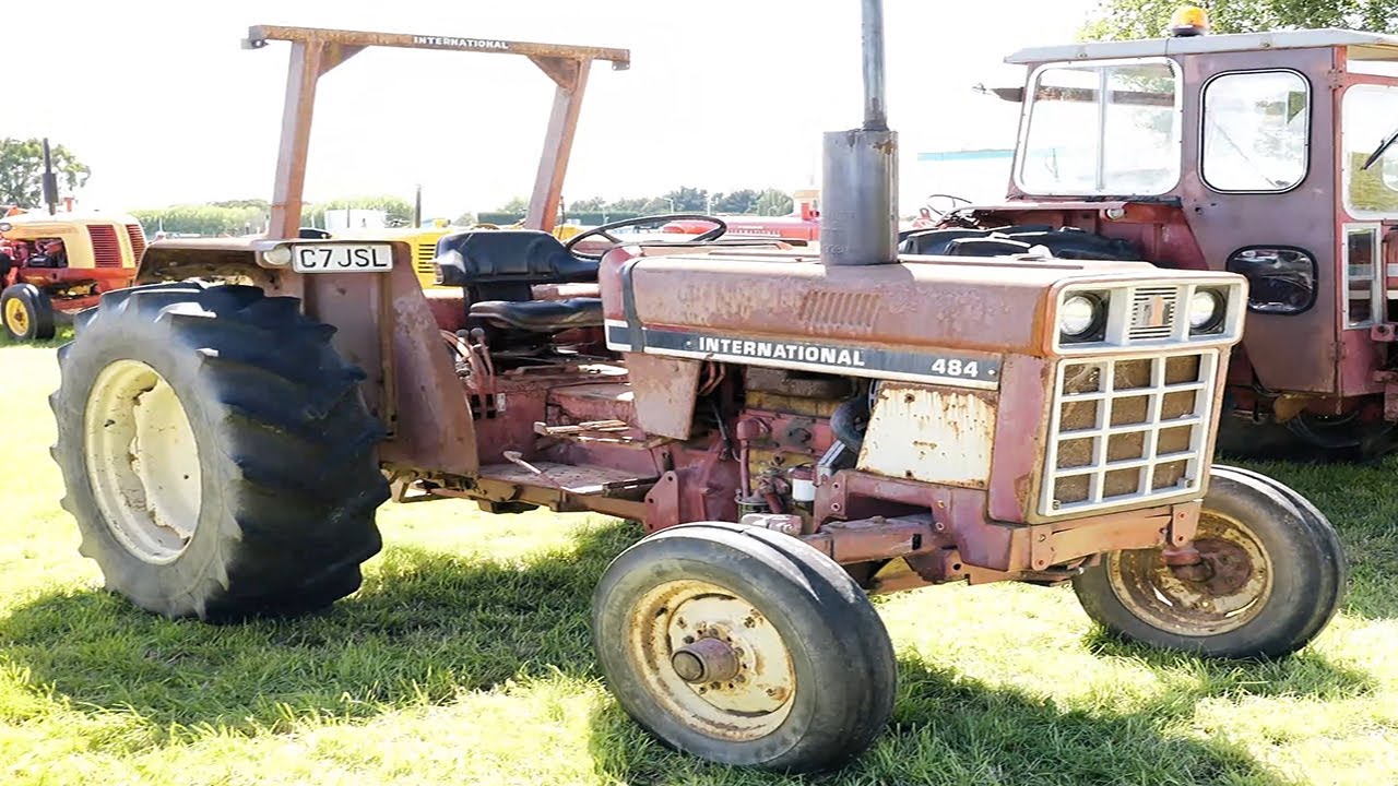 Old 1980 International Harvester 484 Tractor at Edendale 2024 Crank Up