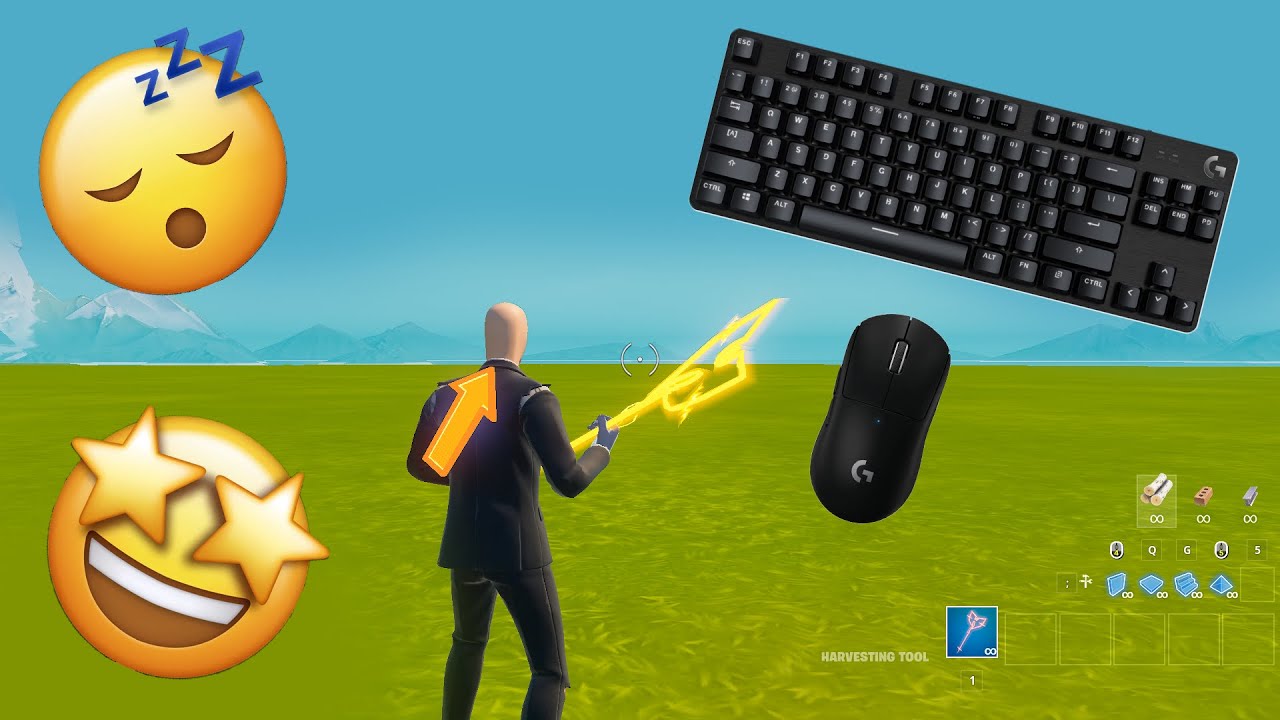 Logitech G413 SE ASMR Chill ! GO GOATED ! Satisfying Keyboard Fortnite 60 FPS Smooth 1440p